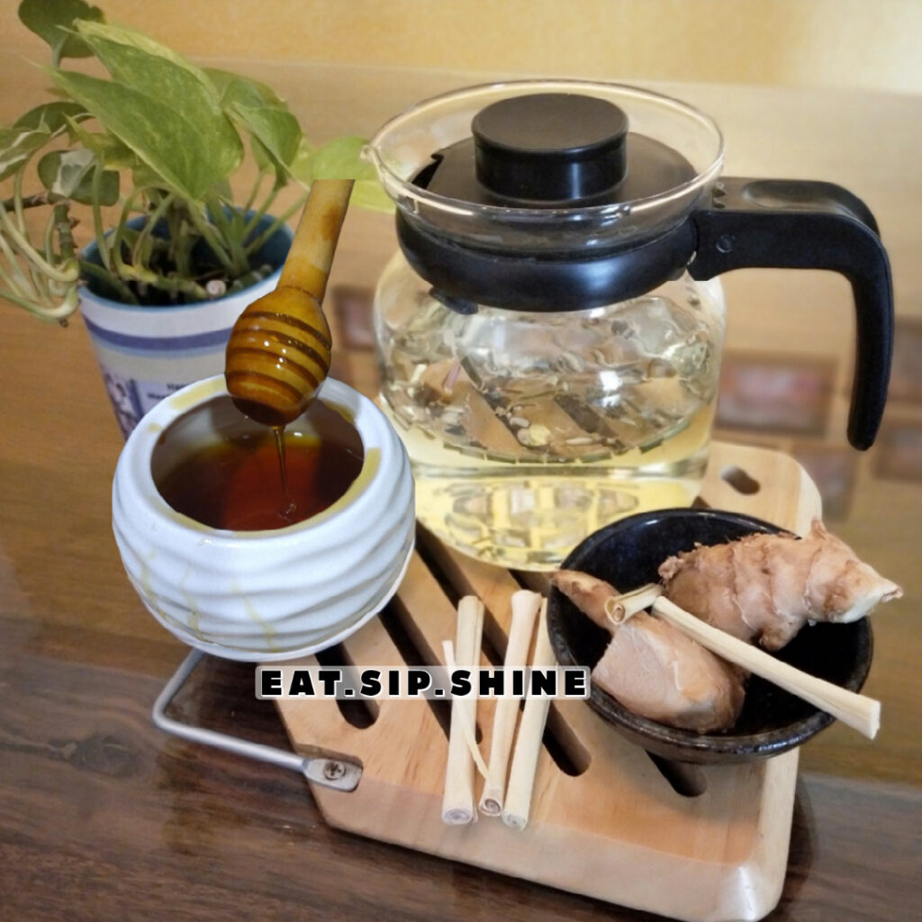 honey lemongrass ginger tea