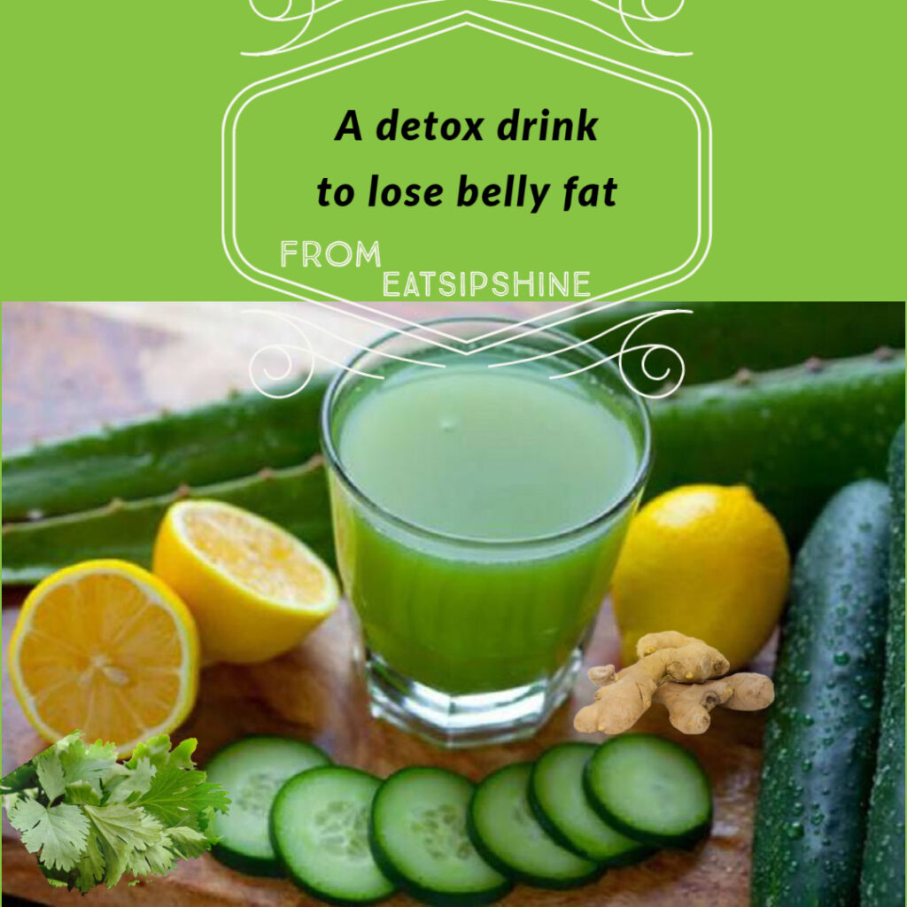 drink to reduce belly fat;detox drink